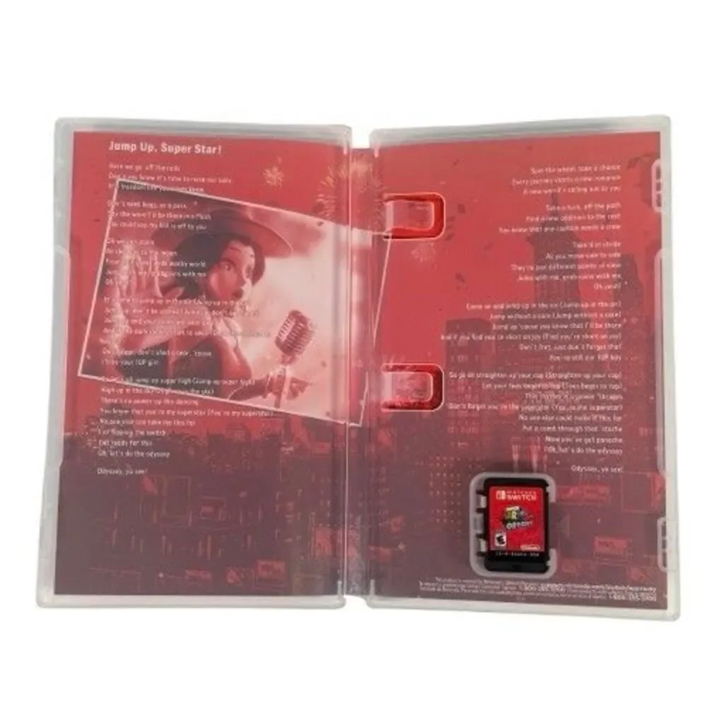 Super Mario Odyssey Starter Pack Nintendo Switch Complete Case & Cartridge WORKS